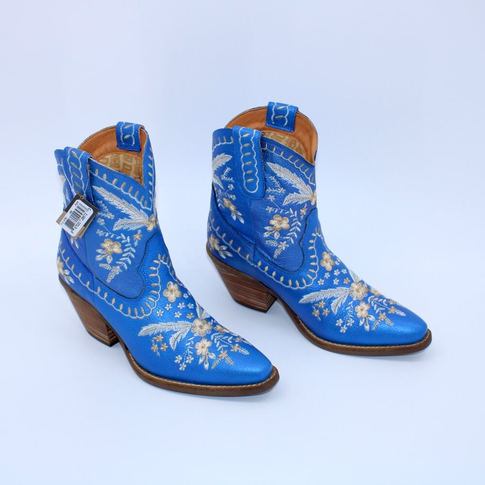 Dingo Boots Women's Primrose Western Fashion Blue 7.5